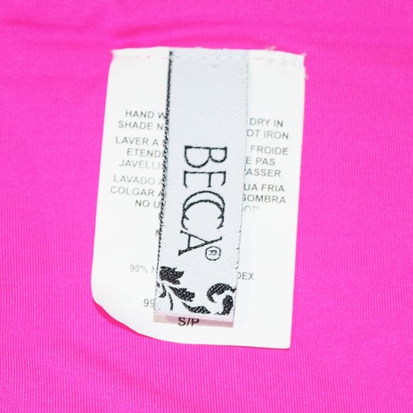 NWOT Becca by Rebecca Virtue French Cut High Waist Bikini Bottom / Size S/P - Picture 5 of 5